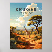 Parc national de Kruger Afrique du Sud Giraffe Vin