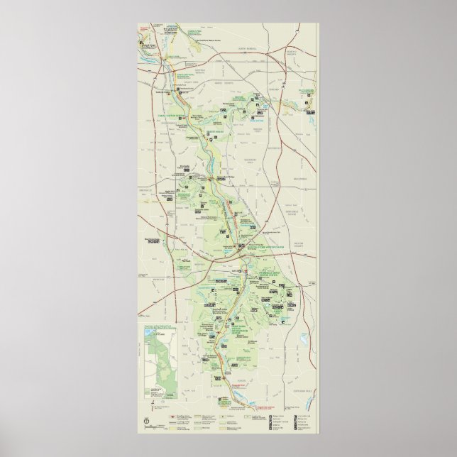 Poster Parc national de la vallée de Cuyahoga (Devant)