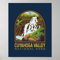Parc national de la vallée de Cuyahoga Emblem Vint
