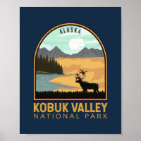Parc national de la vallée de Kobuk Emblem Vintage