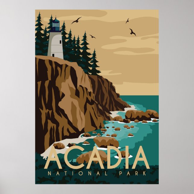 Poster Parc national de l'Acadie (Devant)