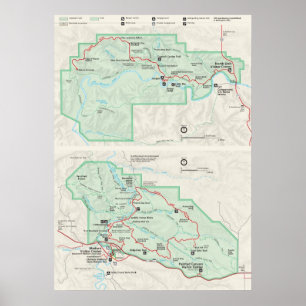 Poster Parc national de Theodore Roosevelt