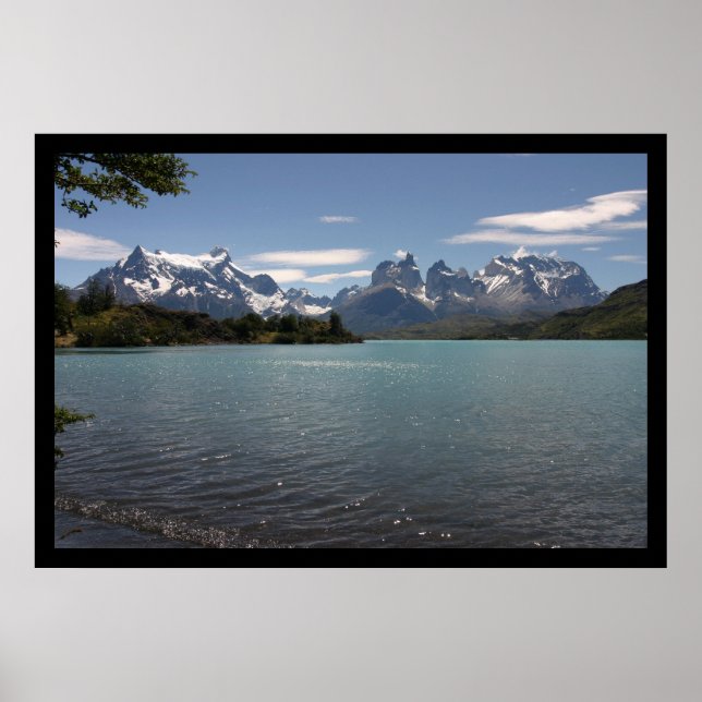 Poster Parc national de Torres del Paine, Chili (Devant)