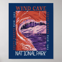 Parc national de Wind Cave South Dakota Distants