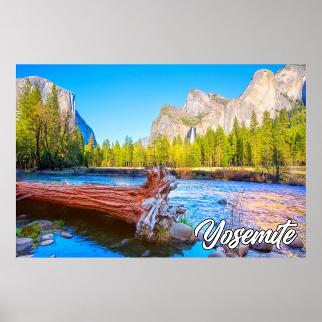 Poster Parc national de Yosemite, Californie, USA (Devant)