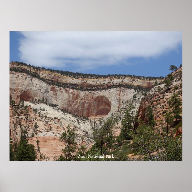 Poster Parc national de Zion (Devant)