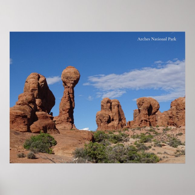 Poster Parc national des Arches (Devant)