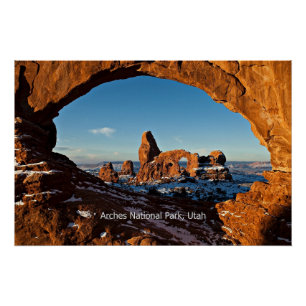 Poster Parc national des Arches, Utah,