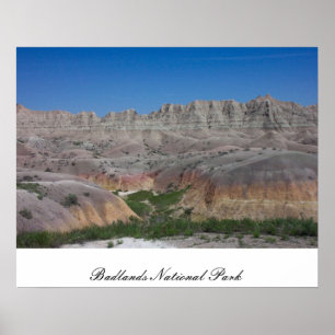 Poster Parc national des Badlands