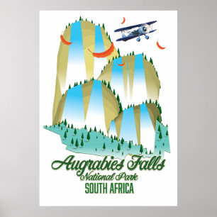 Poster Parc national des chutes d'Augrabies Afrique du Su
