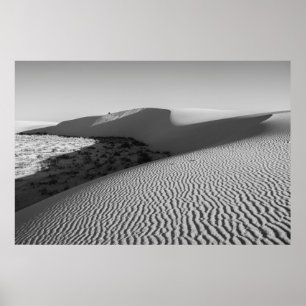 Poster Parc national des dunes de sable blanc