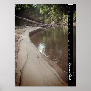 Poster Parc national des dunes d'Indiana, Pittoresque Cre