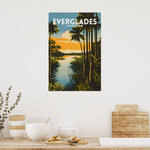 Poster Parc national des Everglades