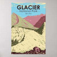Parc national des Glaciers Montana Triple Divide P