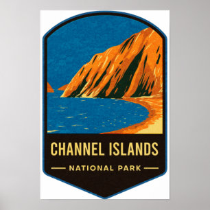 Poster Parc national des îles Channel