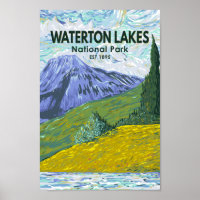 Parc national des Lacs-Waterton Canada Voyage Vint
