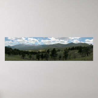 Poster Parc national des Rocheuses Panoramique 1