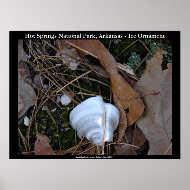 Poster Parc national des sources chaudes, Arkansas - Orne (Devant)