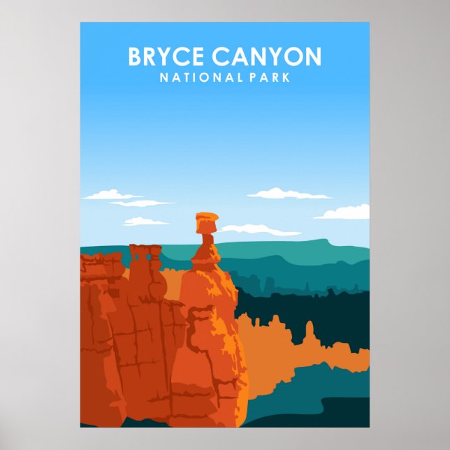 Poster Parc national du Bryce Canyon (Devant)