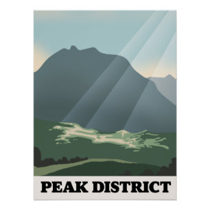 Poster Parc national du district de Peak