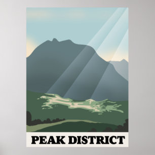 Poster Parc national du district de Peak
