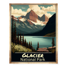 Parc national du Glacier Vintage