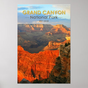 Poster Parc national du Grand Canyon Arizona