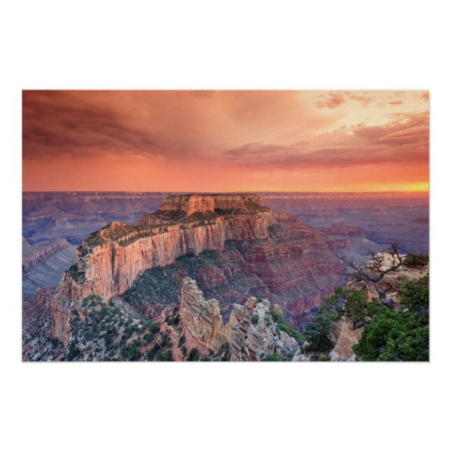 Poster Parc national du Grand Canyon, Arizona (Devant)