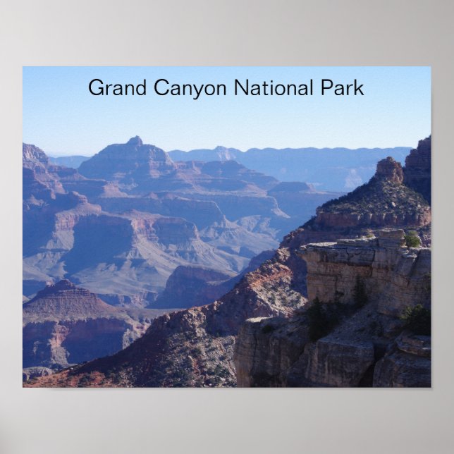 Poster Parc national du Grand Canyon, South Rim (Devant)