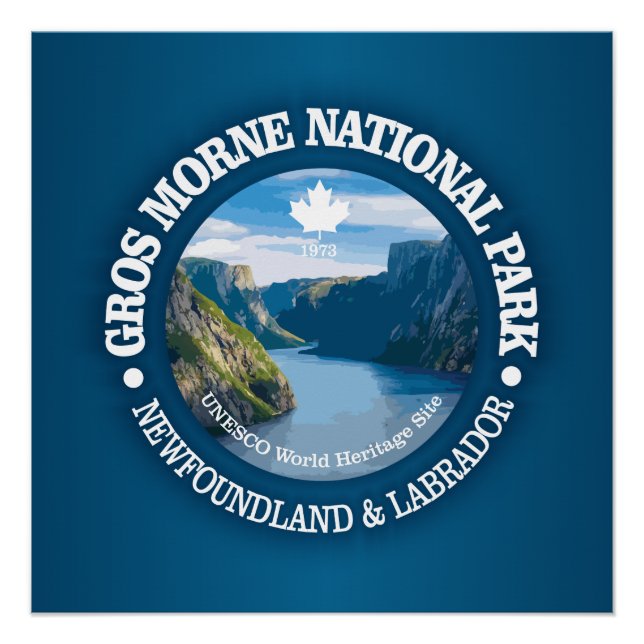 Poster Parc national du Gros Morne (Devant)