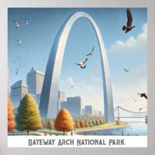Poster Parc national Gateway Arch