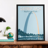 Parc national Gateway Arch Vintage