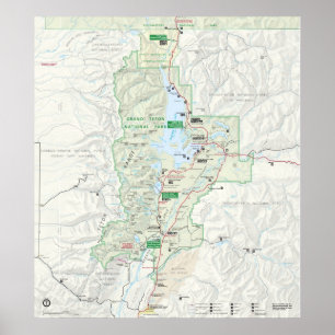 Poster Parc national grand de Teton
