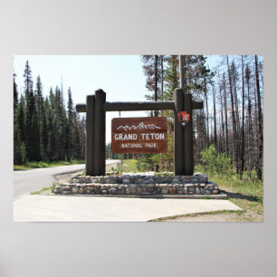 Poster Parc national grand de Teton, parc national des