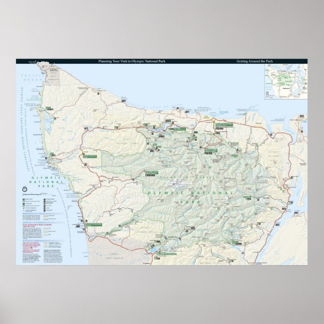 Poster Parc national olympique (Devant)