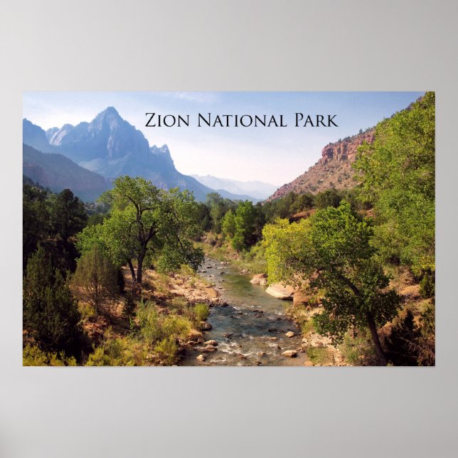 Poster : Parc national Zion, Utah (Devant)