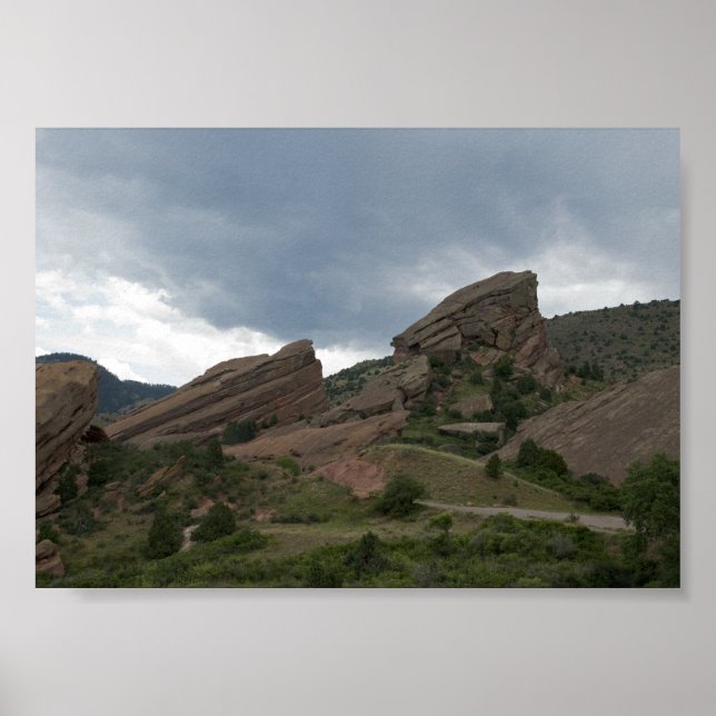 Poster Parc Red Rocks Colorado (Devant)