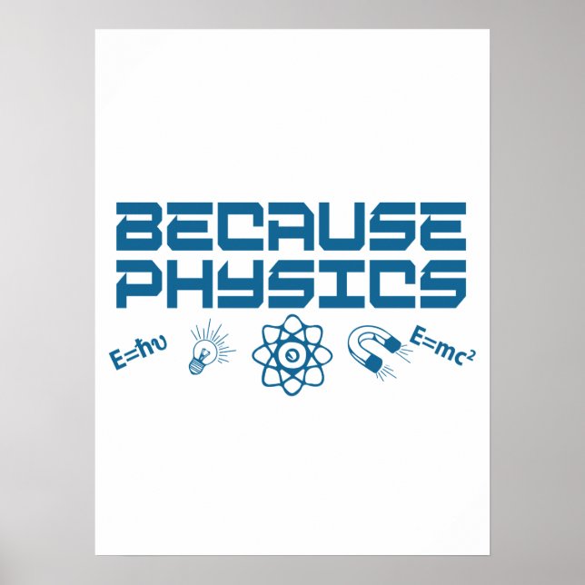 Poster Parce que la physique (Devant)