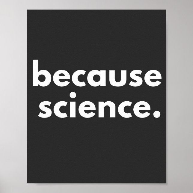 Poster Parce que la science (Devant)