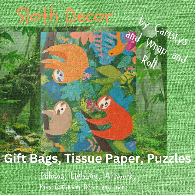 Poster Parcelles accrochées aux arbres (Créateur téléchargé)