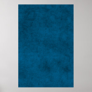 Poster Parchemin de papier bleu foncé Vintage personnali