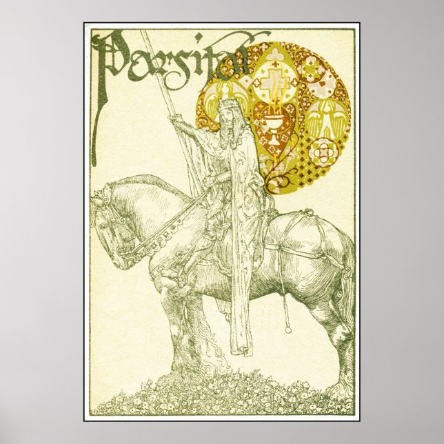 POSTER PARCIFAL À LA RECHERCHE DU SAINT-GRAIL (Devant)