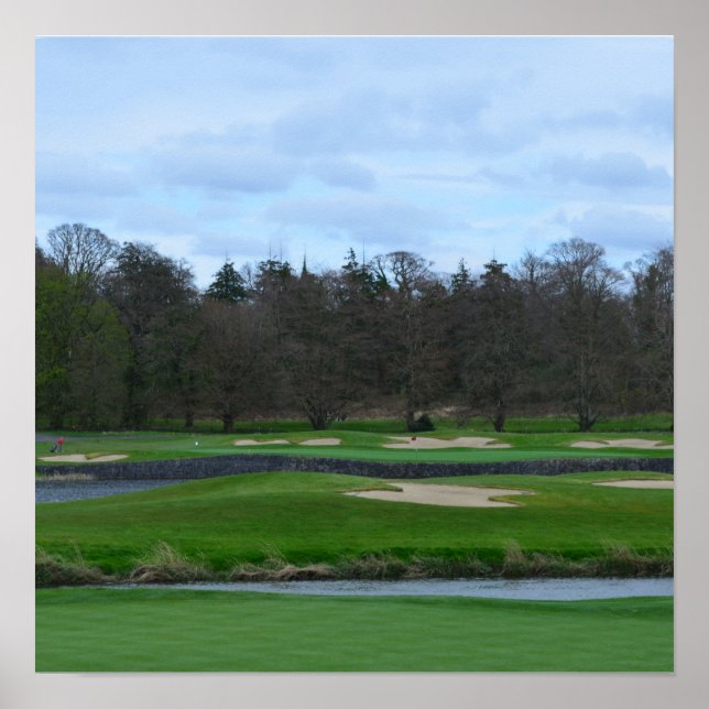 Poster Parcours de golf (Devant)