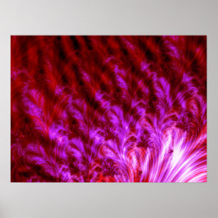 Poster Pare-feu rose chaud