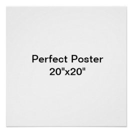 Poster parfait 20"x20" (Glossy)