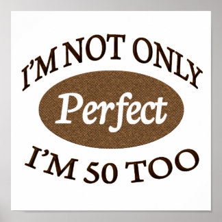 Poster Parfait 50 ans