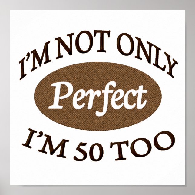 Poster Parfait 50 ans (Devant)