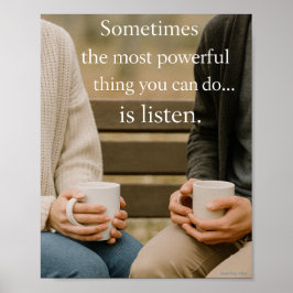 Poster Parfois, la chose la plus puissante que vous puiss