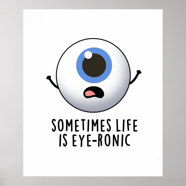 Poster Parfois, La Vie Est Un Jeu De Yeux Idieux (Devant)