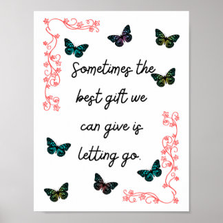 Poster Parfois, le meilleur cadeau que nous puissions don